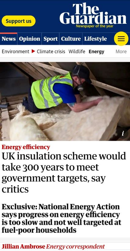 Government Grant Loft Insulation News