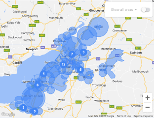 Locations Covered - Bristol, Bath, Chippenham & Surrounding Areas