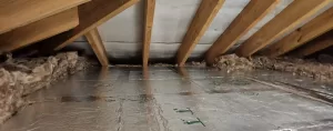 Loft boarding installation service using PIR insulation boards